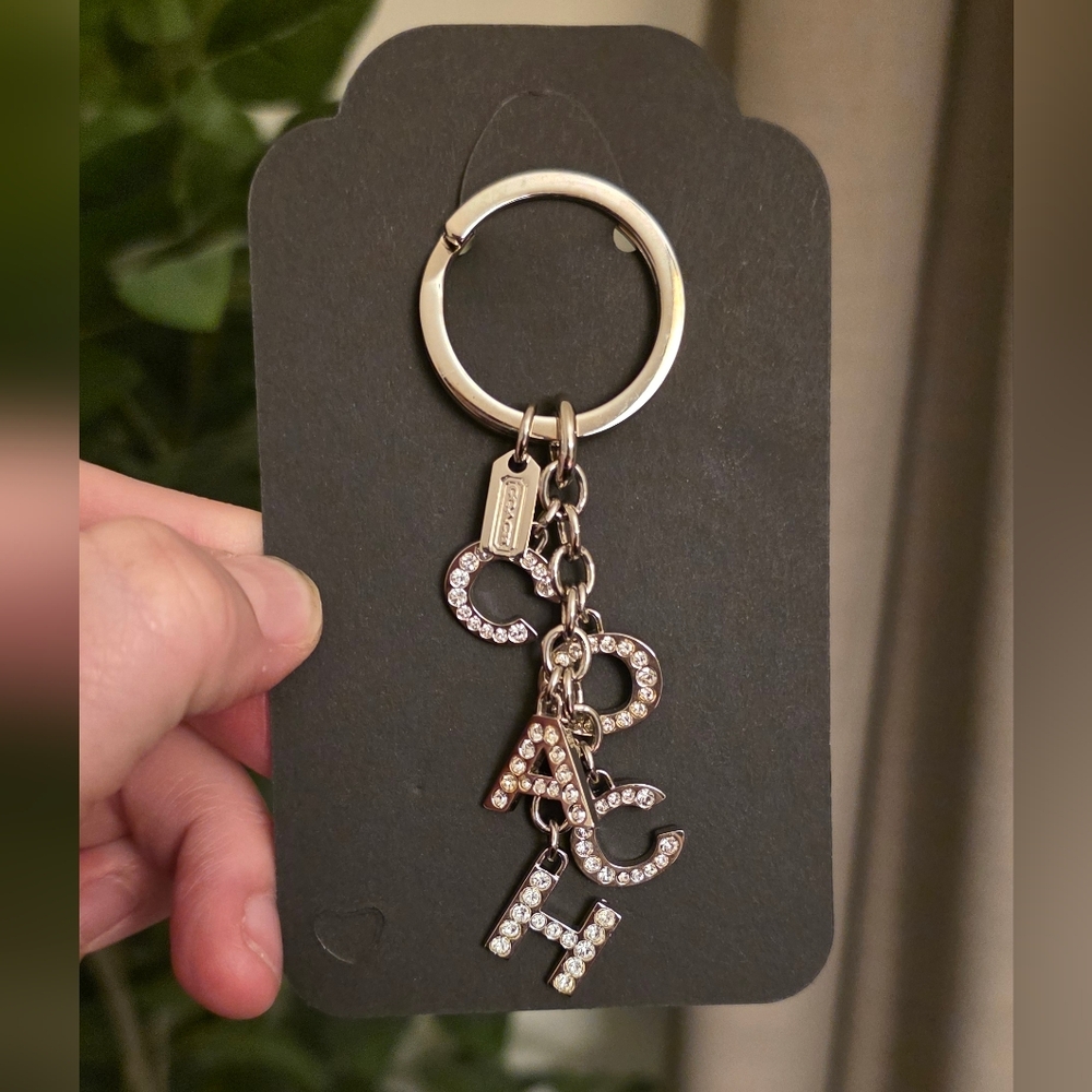Coach Letter Charm - Silver - Picture 1 of 4